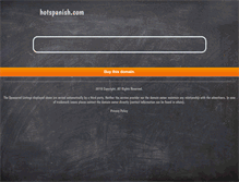 Tablet Screenshot of hotspanish.com